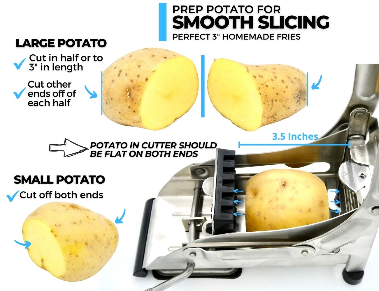 Stainless Steel King Crockery Potato Chipper & Cutter