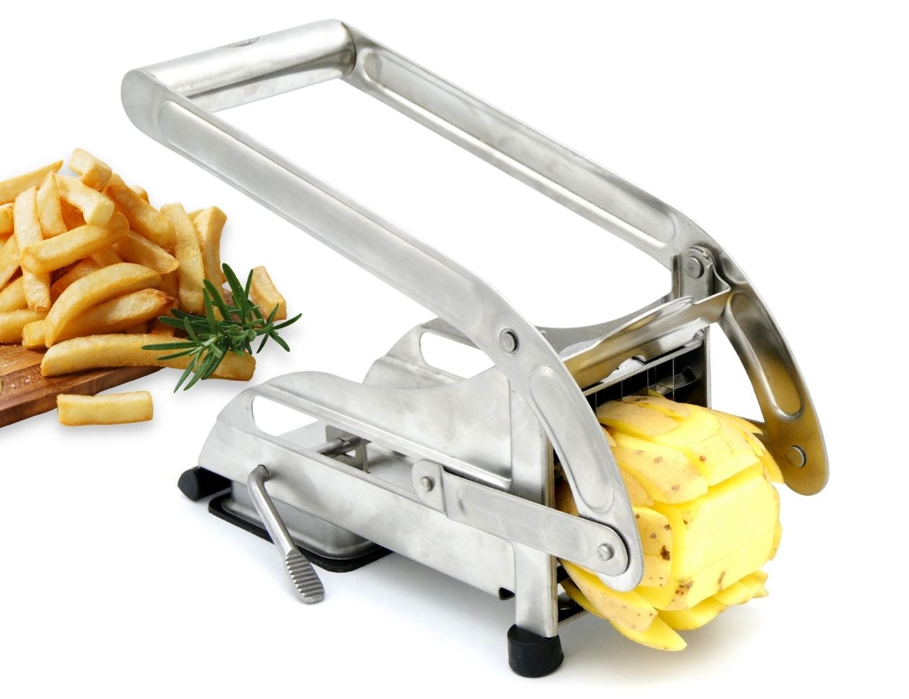 Cortador de patatas frito de 2 cuchillas de acero inoxidable de 2 cuch –  ICO Europa